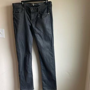 7 for All Mankind, Grey-ish/Blue, size 34
